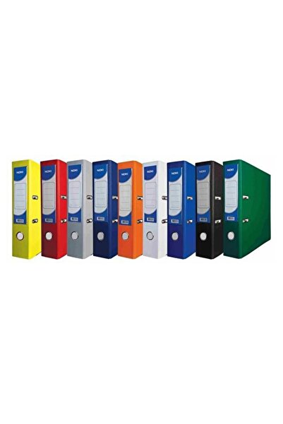 Noki 12 Pieces Blue Narrow Plastic Folder