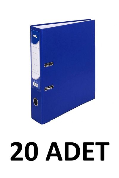 Noki 20 Pieces Blue Narrow Plastic Folder