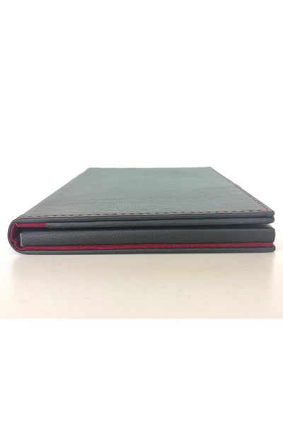 ankara menü (5 Pieces) 21x14 Leather Account Receiving Pad Box, with Change Box, Ticket, Suede
