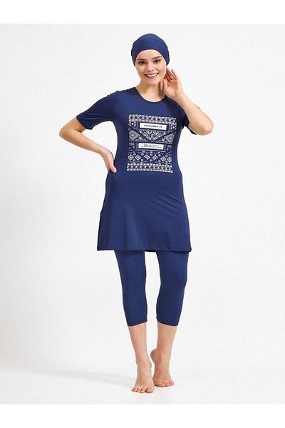 MARESİVA 0578 Hijab Zero Sleeve Swimsuit