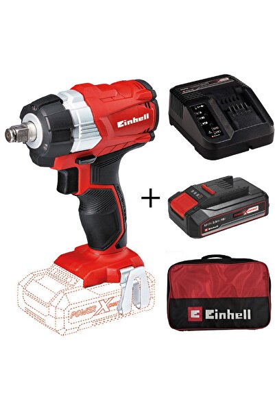 Einhell Te-cw 18 Li Bl Akülü Darbeli Somun Sıkma + 2,5 Ah Starterkit + Bez Çanta