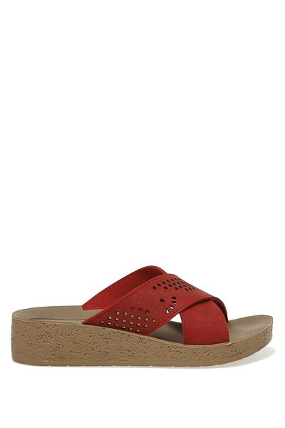 Polaris 403325z3fx Red Women's House Slippers