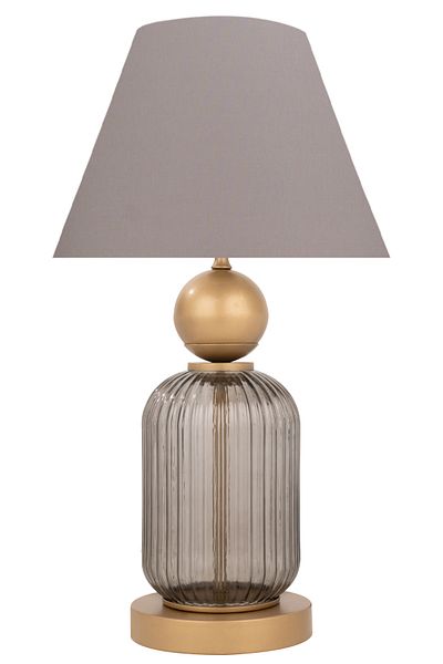 MINIMAL ETICARET VE BILGI TEKNOLOJILERI Lotus Opal Black Contrast Glass Cone Lampshade