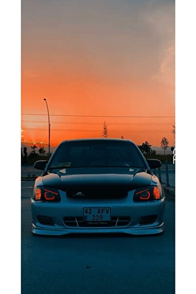 AYDIN TUNİNG Hyundai Accent Admire Kasa Uyumlu - Far Içi L Tip Rgb Angel 16 R...