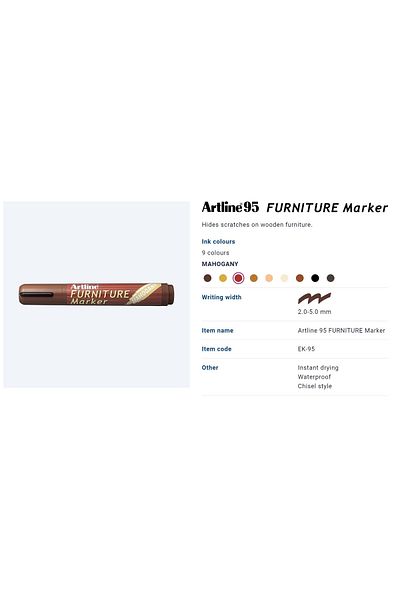 artline قلم تنقيح خشبي ماهوجني - ماهوجاني (ek95)