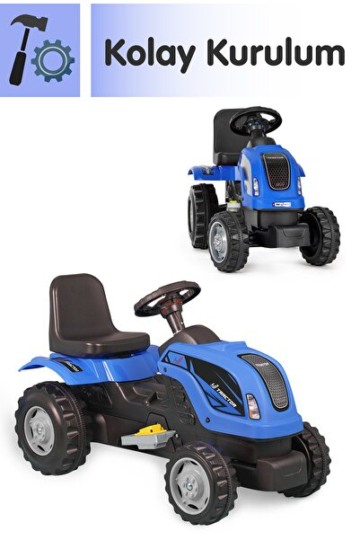 UJ Toys Ujtoys - Akülü Kumandalı 6v Traktör