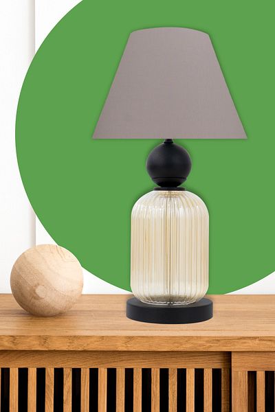 MINIMAL ETICARET VE BILGI TEKNOLOJILERI Lotus Gold Contrast Glass Cone Lampshade