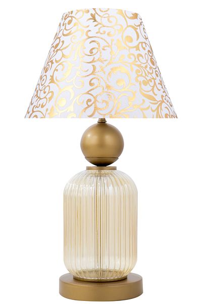 MINIMAL ETICARET VE BILGI TEKNOLOJILERI Lotus Gold Glass Cone Lampshade