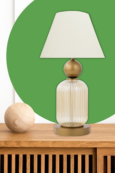 MINIMAL ETICARET VE BILGI TEKNOLOJILERI Lotus Gold Glass Cone Lampshade