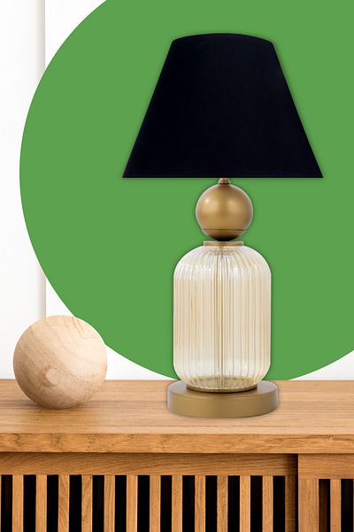 MINIMAL ETICARET VE BILGI TEKNOLOJILERI Lotus Gold Glass Cone Lampshade