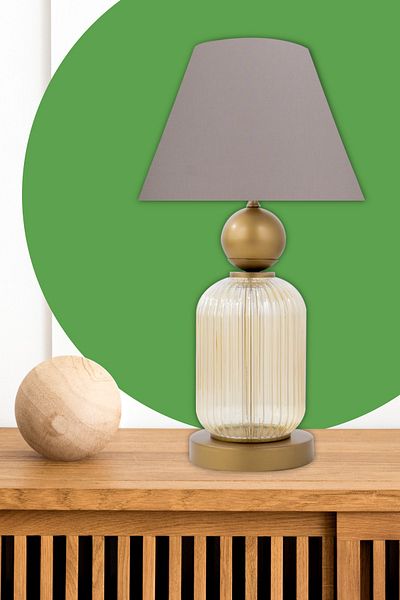 MINIMAL ETICARET VE BILGI TEKNOLOJILERI Lotus Gold Glass Cone Lampshade