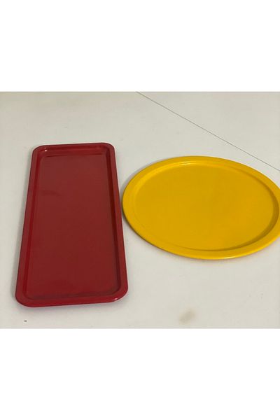 Elzem Special for Gs Fans, 2-Piece Presentation Tray Yellow and Red Luxury Presentation