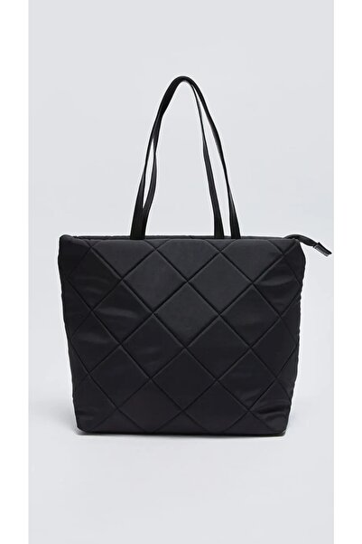 LC Waikiki Paraşüt Kumaş Kapitoneli Kadın Omuz Çantası