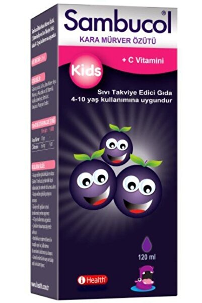 IHealth Sambucol Kids Kara Mürver Ekstresi 120ml