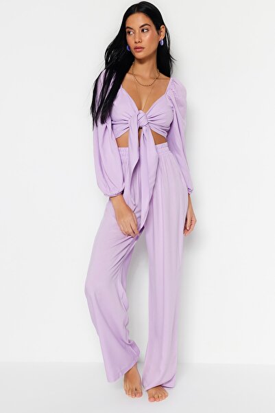 Trendyol Collection Two-Piece Set - Purple - Regular fit