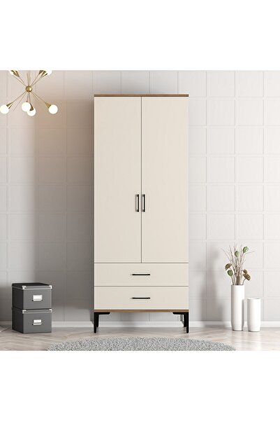 Variant Mobilya Kumsal 2 Kapılı Gardrop T - Krem