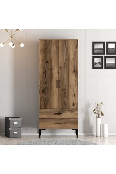 Variant Mobilya Kumsal 2 Kapılı Gardrop T - Ceviz