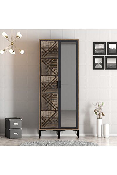 Variant Mobilya Kumsal 2 Kapılı Gardrop Pr - Antrasit