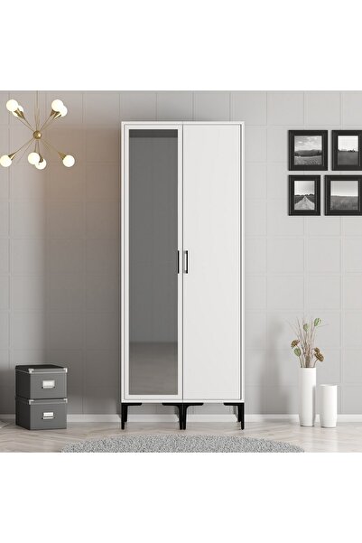 Variant Mobilya Kumsal 2 Kapılı Gardrop Rs - Beyaz