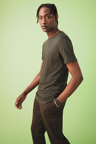 DeFacto Slim Fit Crew Neck Premium Quality Basic T-Shirt