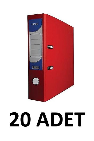 Noki 20 Pieces Red Large Plastic Folder