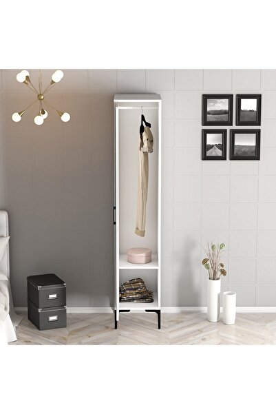 Variant Mobilya Kumsal 1 Kapılı Gardrop R - Beyaz