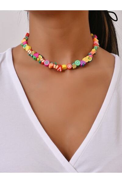 TrakyaTakıcısı Fimo Meyveli Kolye