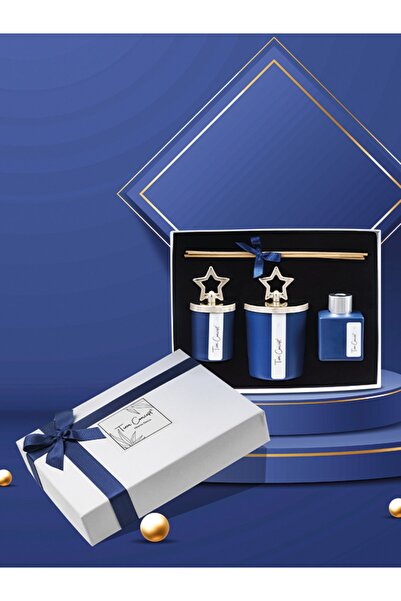 Tiem Concept Özel Tasarım Kutulu Okyanus Kokulu Gümüş Tepelikli 3lü Bardak Mu...