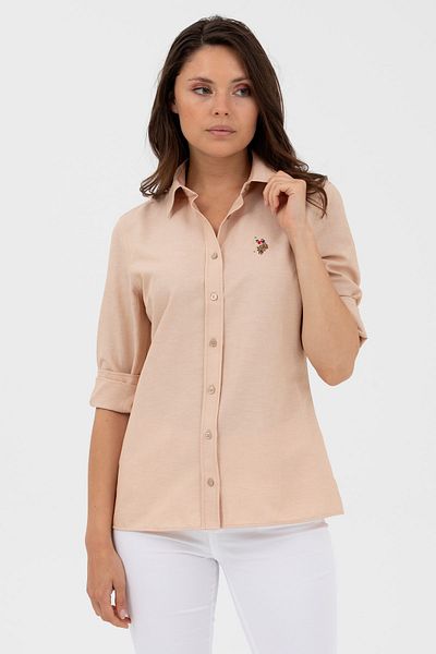 U.S. Polo Assn. Спортна риза U.S. Polo Slimfit, цвят Woxcolor G082l004.000.1570676