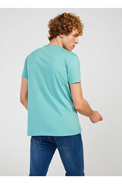 The Crow Ανδρικό μπλουζάκι με στάμπα με λαιμόκοψη Tc7111