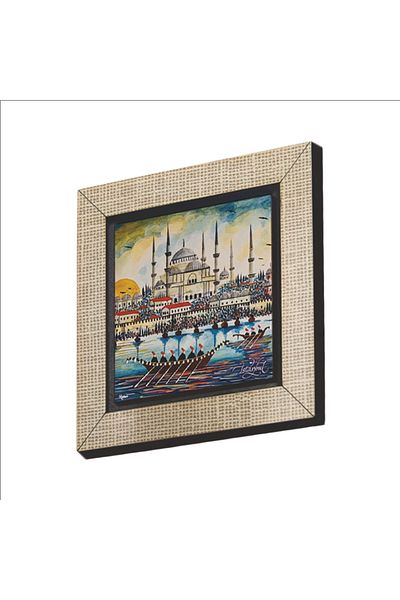 Sadrazam Στολίδι Ψυγείου Τζαμιού Sultanahmet με στάμπα MDF Magnetkrt-014