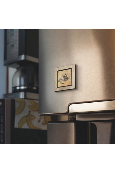 BAKSEPETE Ornament pentru frigider Magnetkrg-050 din MDF imprimat vizual Veneția