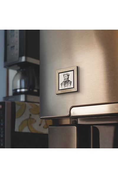 BAKSEPETE ديكور ثلاجة إيطالي ماركو بولو مطبوع MDF Magnetkrg-062
