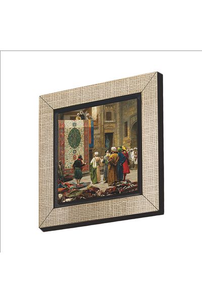 Sadrazam Χαλιά Εμπόρι Osman Hamdi Bey, 1888 Printed MDF Magnetkrt-128 Στολίδι Ψυγείου