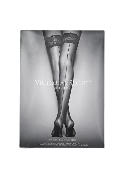 Victoria's Secret Very Sexy Hosıery Topukları Destekli Dantel Dizüstü Çorap 2...