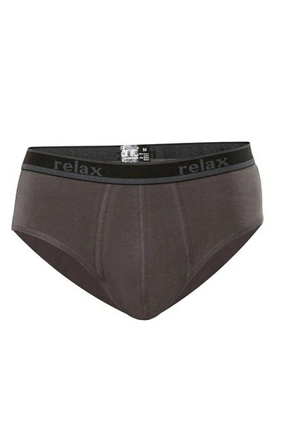 Anıt Ανδρικό Slip 3 τεμαχίων 92% Βαμβάκι 8% Lycra Anthracite