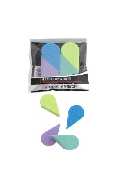 Studio Basics 4 Rainbow Wedges Makyaj Süngeri