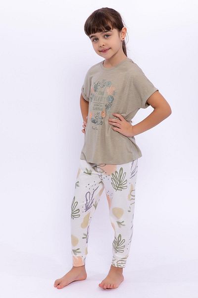 Pierre Cardin 8269 Find Beauty Light Khaki Girl's Pajamas Set
