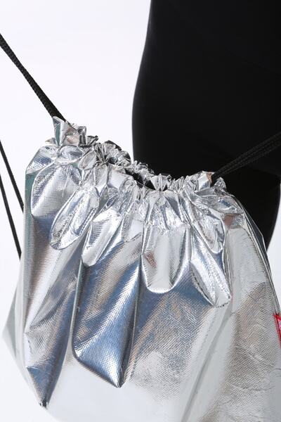 Serkan Çanta Bez Çanta Atölyesi Σακίδιο πλάτης με κορδόνι υφασμάτινη τσάντα