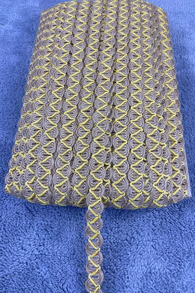 Hobigram Wicker Water Stone Ram Horn Yellow Striped Decorative Strip – Decorative Strip, Stylish Design – Decorative Strip