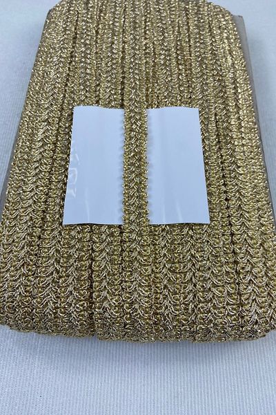 Hobigram Dark Gold Glittered Ram Horn Water Stone Decorative Strip – Decorative Strip, Stylish Design, Women's Accessory