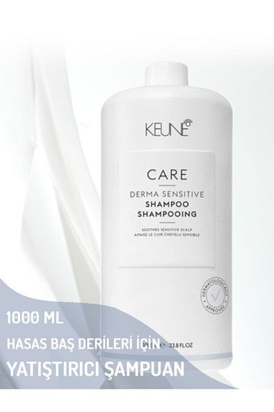 Keune Derma Sensitive 1000 Ml Soothing Shampoo - For Sensitive Scalp