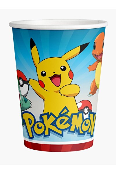 Parti Furyası Pokemon Birthday Concept 8 Person Pokemon Birthday Set Economical