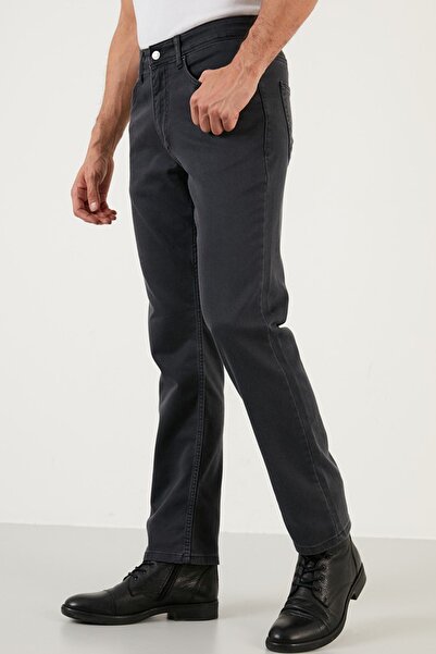 TANİŞ GİYİM Erkek Yüksek Bel Regular Fit Pamuklu Kot Pantolon