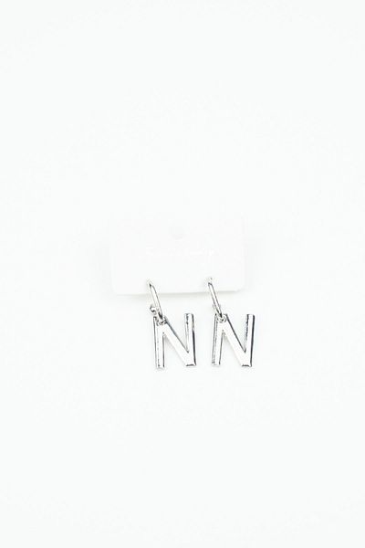 Liveyn Design Letter Earrings Letter N