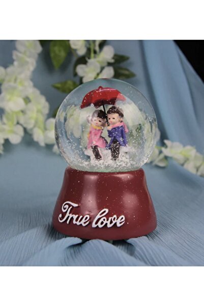 Mislinababy True Love Müzikli Işıklı Orta Boy Kar Küresi Sevgiliye Hediye