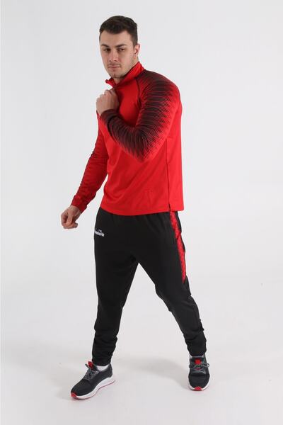 Diadora Rhythm Training Tracksuit Set Red