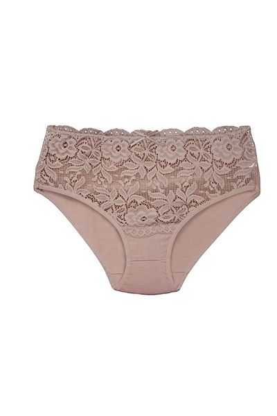 HNX Δαντέλα Ψηλόμεση Plus Size Bato Γυναικεία κιλότα