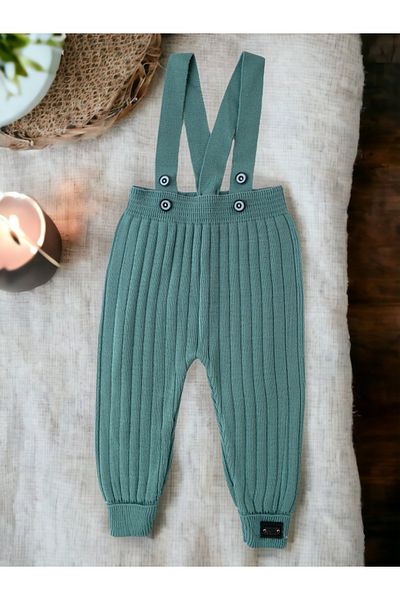 gogo bici Strap Adjustable Knitwear Leggings Salopet Jumpsuit Baby Kids
