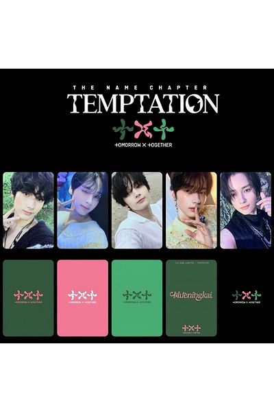 Kpop Dünyasi مجموعة بطاقات ألبوم Txt Hueningkai ''Temptation''